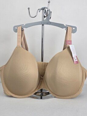 Cacique Lightly Lined T-Shirt Bra 46C Nude